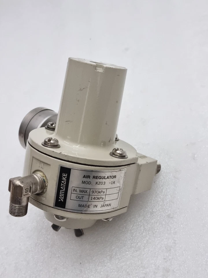 YAMATAKE KZ03-1A AIR REGULATOR IN. MAX. 970kPa OUT. 140kPa Made In Japan